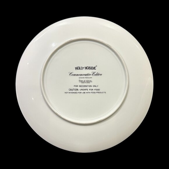 Vintage Holly Hobbie Mother’s Day Plate 1975, Decorative Plate, - Picture 4 of 4